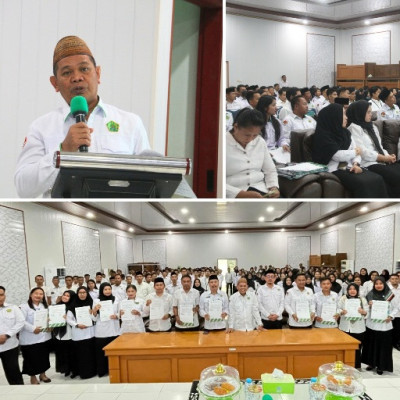 Gelar Pembinaan dan Penandatanganan Kontrak Kerja, Kakanwil Adnan Minta ASN Tidak Terjebak di Zona Nyaman