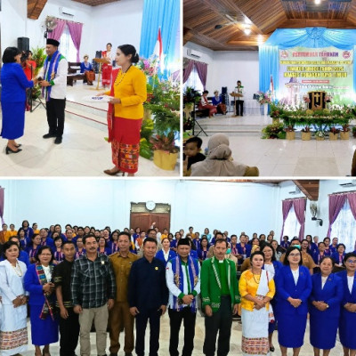 Kasubag TU Kemenag Mamuju Tengah Apresiasi Perempuan Gereja