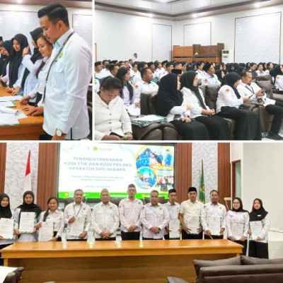 Pembinaan dan Penandatanganan Kode Perilaku, Kakanwil Adnan Ingatkan ASN Sulbar Tetap Konsisten Jaga WBK
