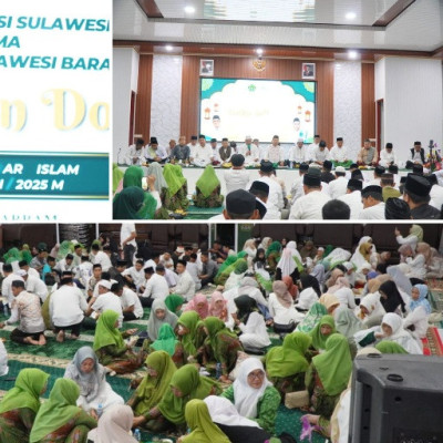 Kanwil Kemenag Sulbar Bersama PWNU Gelar Dzikir dan Doa Awal Tahun Baru Islam 1447 H