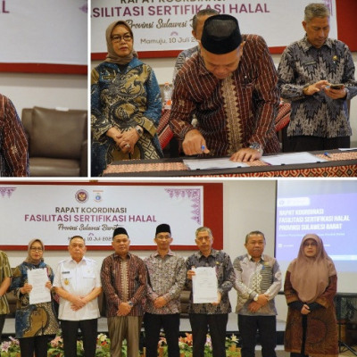 Kakanwil Kemenag Sulbar Hadir &  Dukung Penuh Rapat Fasilitasi Sertifikasi Halal di Mamuju