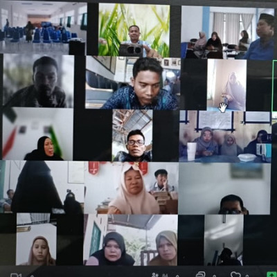 Bidang Penmad Kanwil Kemenag Sulbar Gelar Zoom Meeting Penguatan Tusi Guru Madrasah