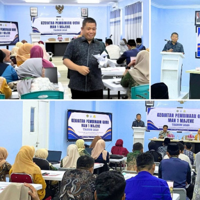 Pembinaan Guru MAN 1 Majene Soroti Implementasi Kurikulum Berbasis Cinta