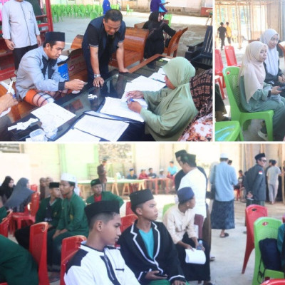 Peserta Lakukan Registrasi Seleksi Lanjutan MQK Tingkat Provinsi Sulawesi Barat