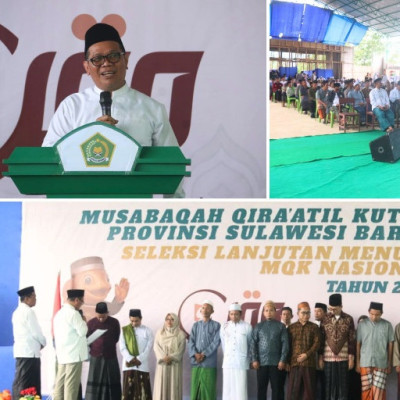 Kanwil Kemenag Sulbar Dukung Penuh 70 Santri Sulbar di Seleksi Lanjutan MQK Tingkat Provinsi