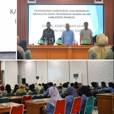 Peningkatan Kompetensi dan Moderasi Beragama Guru PAI Digelar di Mamuju
