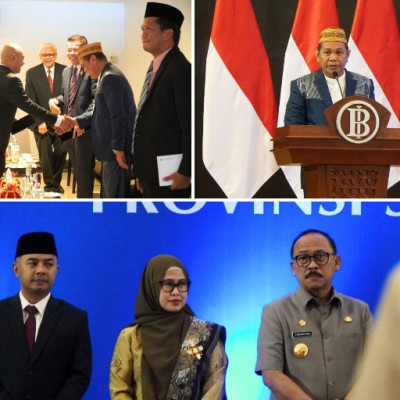 Pengukuhan Kepala Perwakilan Bank Indonesia Provinsi Sulawesi Barat