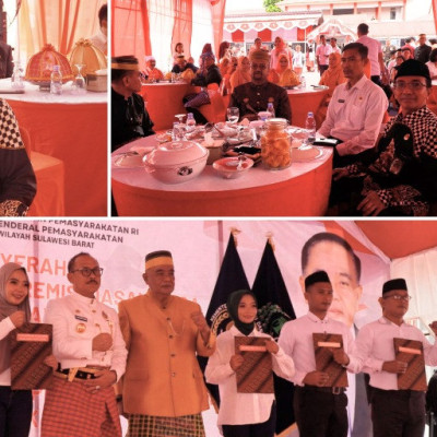 TS. Haryanto Hadiri Pemberian Remisi Umum di Rutan Kelas IIB Mamuju