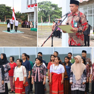 Upacara Peringatan HUT RI ke-80, Kemenag Mamuju Tengah Tekankan Nilai "Rasa" Kepahlawan dan Pelayanan