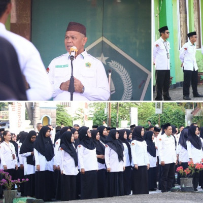 Disiplin dan Percepatan Program  Jadi Fokus Arahan Kakanwil di Apel Pagi