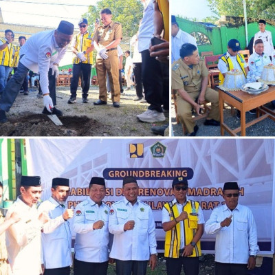 Groundbreaking Renovasi Madrasah, Wujud Dukungan Pemerintah bagi Kemajuan Madrasah di Sulawesi Barat