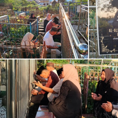Kakanwil Kemenag Sulbar, H. Adnan Nota, Berziarah ke Makam Pendiri Ponpes As’adiyah Sengkang