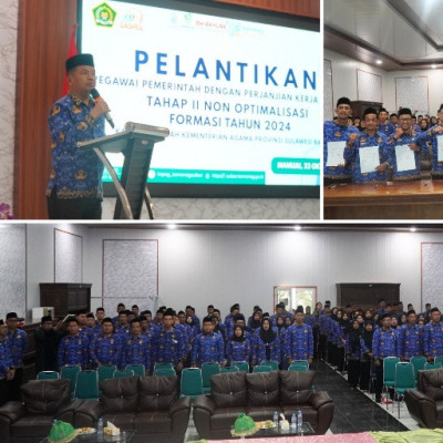 Kemenag Sulbar Dorong PPPK Baru Terapkan Lima Budaya Kerja ASN
