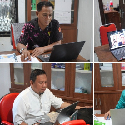 Ketua Tim Kerja Kurikulum dan Kesiswaan Gelar Rapat Persiapan TKA 2025 Secara Virtual