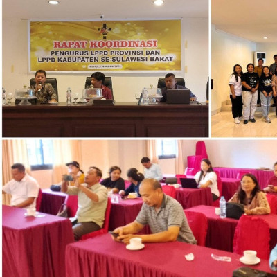 Pembimas Kristen Sulbar Buka Rakor LPPD Persiapan Pesparawi Nasional XIV 2026