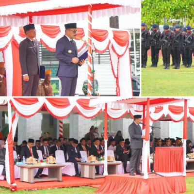 Kakanwil Adnan Bacakan Doa pada Upacara Hari Pahlawan 2025