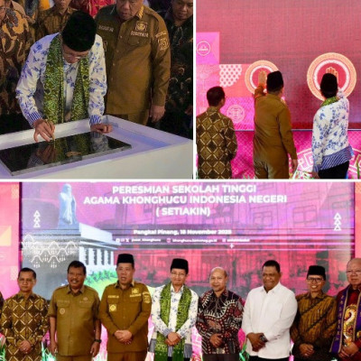 Menag Resmikan Sekolah Tinggi Agama Khonghucu Negeri Pertama di Indonesia