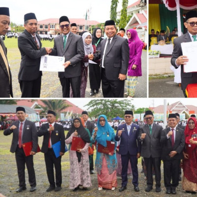 Penyematan Satya Lencana Warnai Upacara HAB ke-80 Kemenag di Pasangkayu