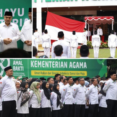 HAB ke-80, Menag Minta ASN Kemenag Warnai AI dengan Konten Mencerahkan