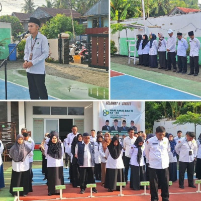 Kemenag Majene Gelar Apel Rutin, Plh. Kasubag TU Tekankan Penyelesaian Laporan Kinerja dan Evaluasi Kinerja ASN