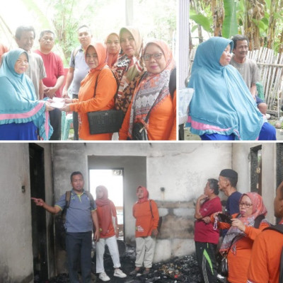 Kankemenag Kab. Majene Turun Langsung, Ringankan Beban Warga Terdampak Kebakaran