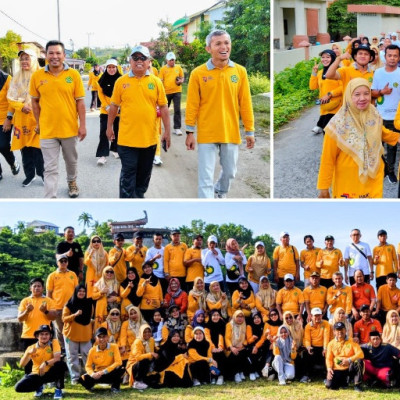 Jaga Kebugaran dan Kebersamaan, Kankemenag Kab. Majene Jadikan Jalan Sehat Agenda Rutin