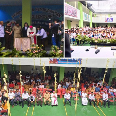 Dukung Penuh Pengembangan Pendidikan Keagamaan di Sulbar, Kakanwil Adnan Hadiri Pemberkatan dan Peresmian SD Katolik St. Clara Mamuju