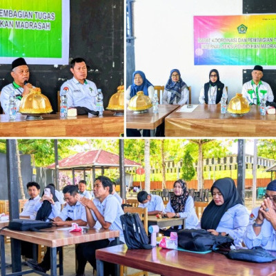 Perkuat Sinergi Internal, Seksi Pendma Kemenag Majene Gelar Rakor dan Pembagian Tugas