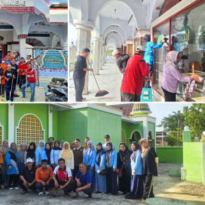 Sambut Ramadan 1447 H, Kankemenag Majene Sukseskan GEBER BBM Nasional di 9 Titik Lokasi