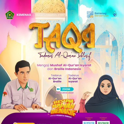 ​​​​​​​LPMQ Kemenag Gelar Tadarus Al-Qur’an Inklusi, Ada Braile dan Isyarat untuk Disabilitas Netra dan Tuli