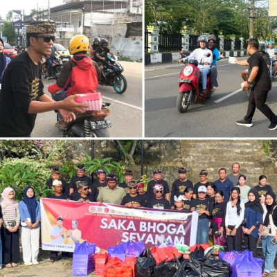 Saka Bhoga Sevanam, Wujud Kepedulian Umat Hindu Sulawesi Barat dalam Rangkaian Hari Suci Nyepi Tahun Saka 1948 Tahun 2026