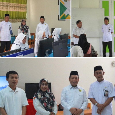 Kabid Penmad Kemenag Sulbar Pantau Gladi Bersih TKA di MTsN di Kabupaten Mamuju