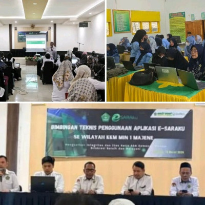 Semangat ASN Tak Surut di Bulan Puasa, Kanwil Kemenag Sulbar Gelar Bimtek eSARAku di Majene