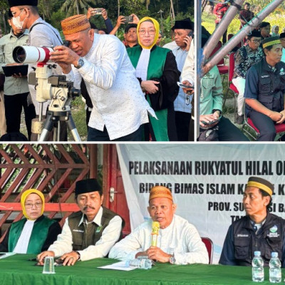 Pemantauan Awal Syawal 1447 H,  Hilal Tidak Terlihat di Sulawesi Barat