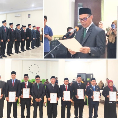 Kanwil Kemenag Sulbar Lantik Pejabat Eselon III, Perkuat Tata Kelola dan Pelayanan Publik