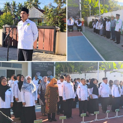 Apel Perdana, Kakan Kemenag Majene Tekankan Syukur, Integritas dan Nilai Kehidupan