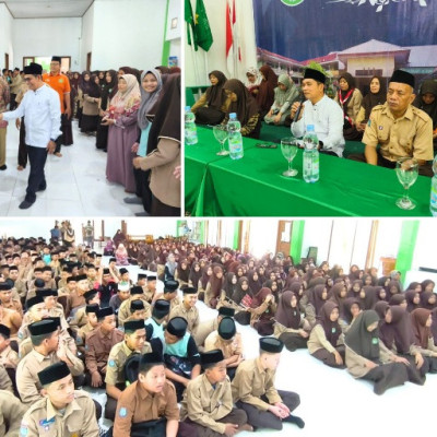 Dari Alumni untuk Santri, Kakankemenag Majene Sambangi Ponpes yang Membesarkannya
