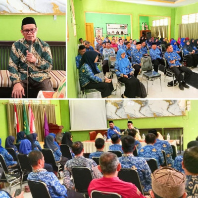 Kakanwil Kemenag Sulbar Tekankan Integritas ASN dalam Pembinaan e-Saraku di MIN 3 Polewali Mandar