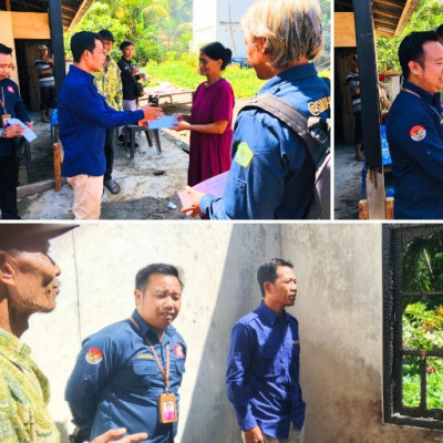 Wujud Kepedulian, Bimas Hindu Sulbar Salurkan Dana Punia untuk Korban Kebakaran di Pololereng