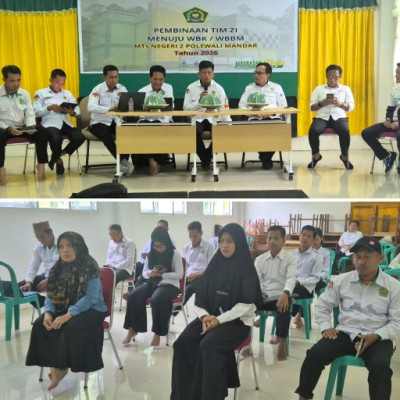 MTsN 2 Polewali Mandar Perkuat Komitmen Zona Integritas Menuju WBK dan WBBM