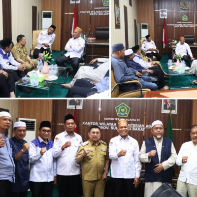 Kanwil Kemenag Sulbar Terima Silaturahmi Tokoh Majene, Bahas Percepatan MAN IC dan Penguatan Pembinaan Keagamaan
