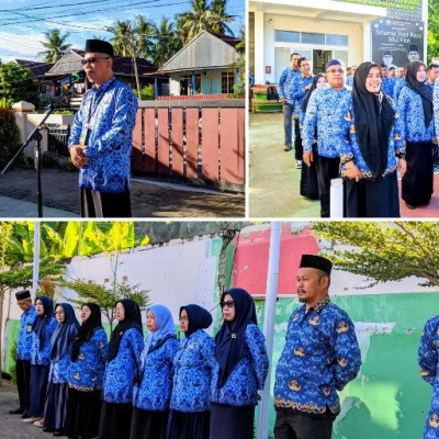 Apel Pagi Kankemenag Majene, Kasubag TU Tekankan Produktivitas Kerja ASN dan Tertib Pengisian E-Saraku