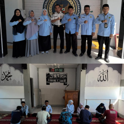 Sinergi Lintas Sektoral Pembinaan Rohani, Penyuluh Agama Islam KUA Banggae Gelar Bimbingan Al-Quran di Rutan Majene