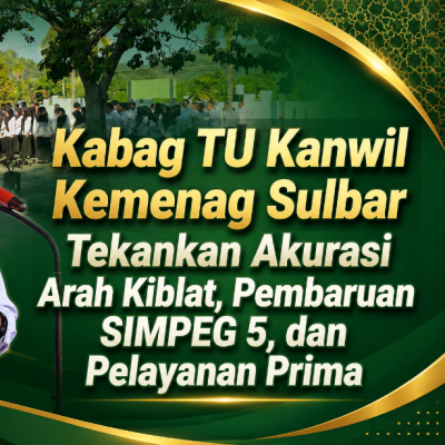 Kabag TU Kanwil Kemenag Sulbar Tekankan Akurasi Arah Kiblat, Pembaruan SIMPEG 5, dan Pelayanan Prima
