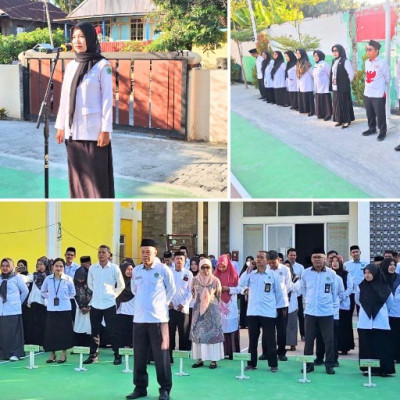 Apel Pagi Kemenag Majene Teguhkan Disiplin, Karakter, dan Akuntabilitas ASN