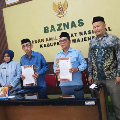 Kemenag Majene dan BAZNAS Teken PKS, Kolaborasi Berdampak untuk Pemberdayaan Ekonomi Umat