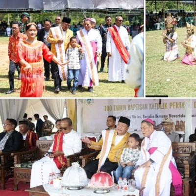Launching 100 Tahun Baptisan Katolik Pertama di Toraja Barat