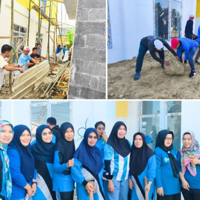 Sambut Gedung Baru, ASN Kemenag Majene Bergotong Royong Gelar Kerja Bakti