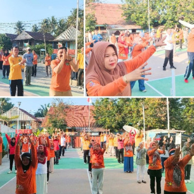 Tubuh Sehat, Kerja Semangat: ASN Kemenag Majene Gelar Senam Bersama