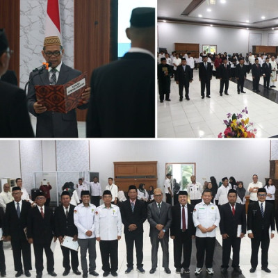 Pelantikan Pejabat Kanwil Kemenag Sulbar, Adnan Nota Dorong Kepemimpinan yang Berdampak